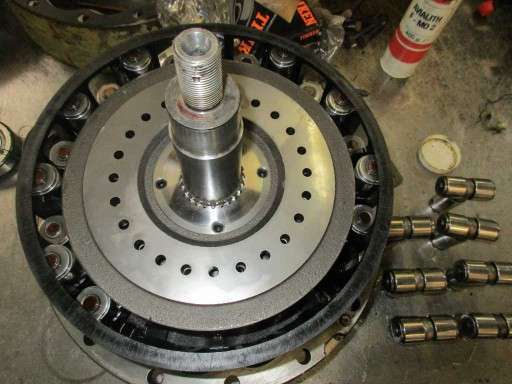 remontage rotor hydraulique après réparation