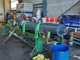 démontage piston vérin hydraulique pont brault atelier hydro applications lagord